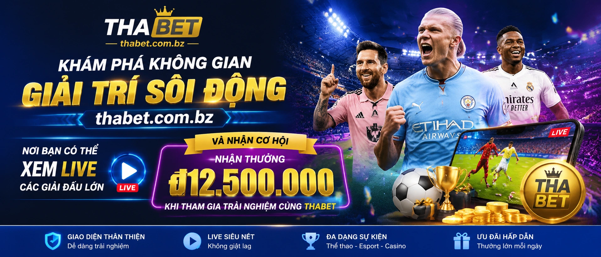 Khu vực trò chơi nổi bật tại thabet.com.bz