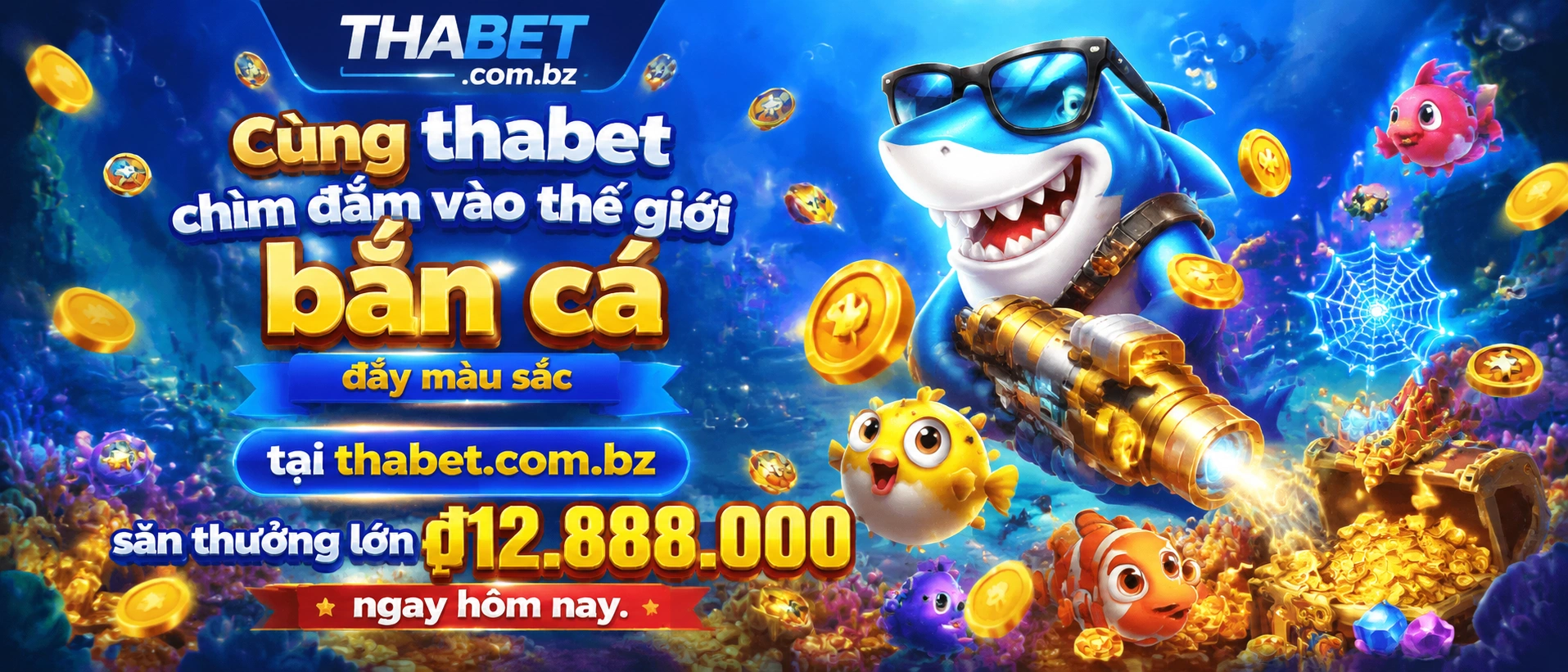 Bắn Cá trên thabet.com.bz với giao diện đại dương và sảnh chơi trực quan