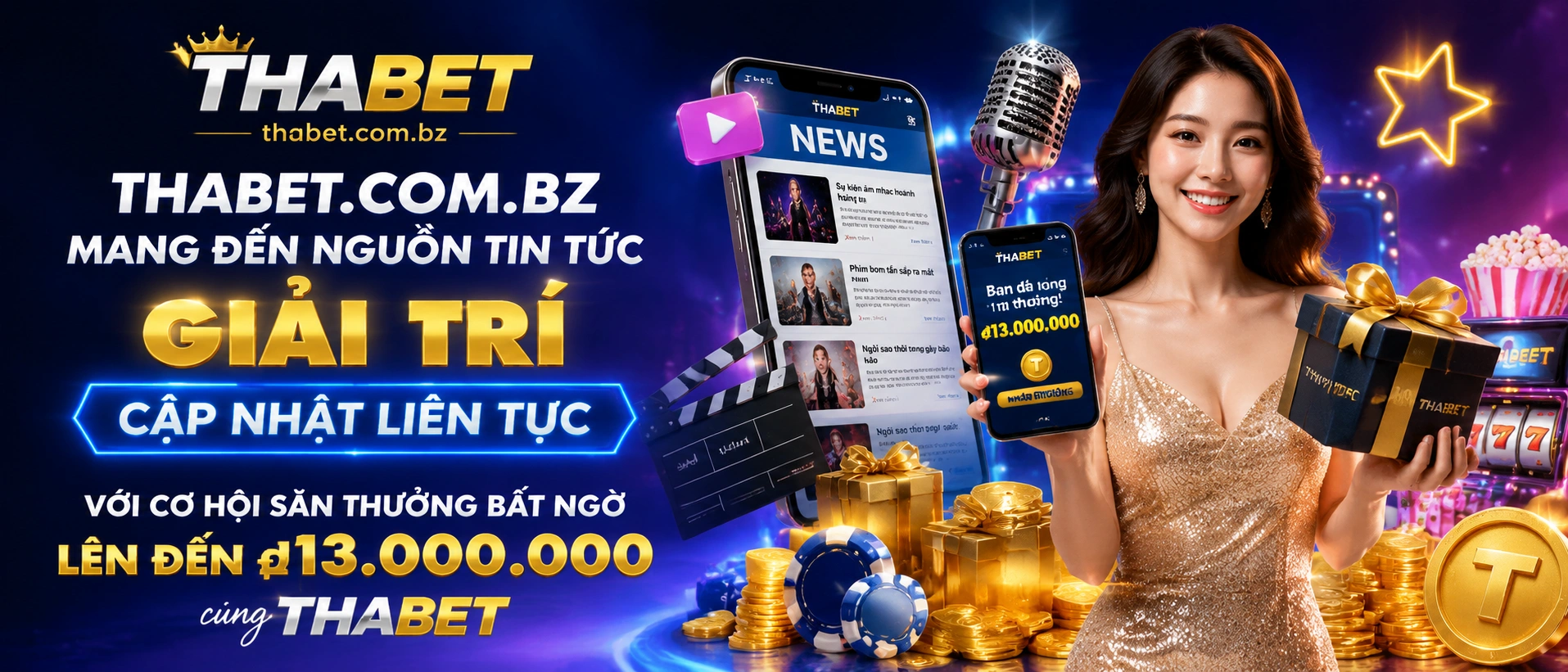 Khung tin nổi bật về thể thao và cập nhật quỹ thưởng
